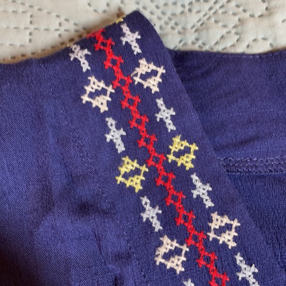 Navy embroidered kimono by Chelsea & Violet - Picture 3 of 4